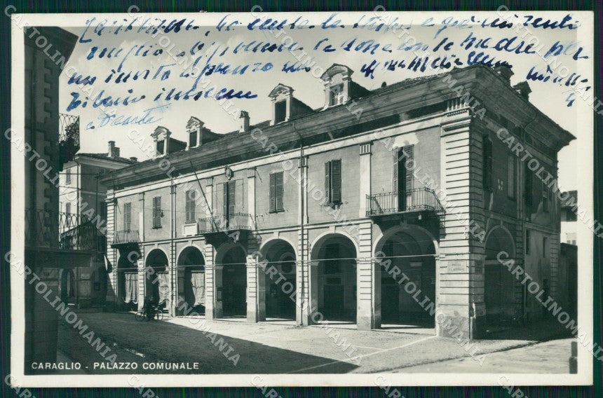 Cuneo Caraglio Palazzo Comunale Foto cartolina MT6161 – fronte