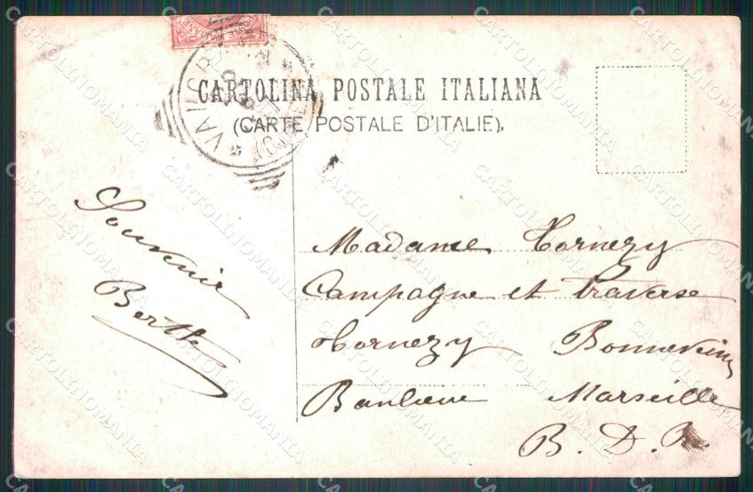 Cuneo Valgrana Piazza San Martino Salomone PIEGHINA Foto cartolina MT6184 – retro