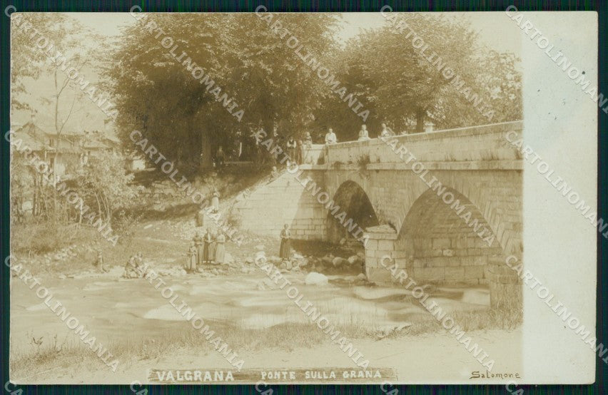 Cuneo Valgrana Ponte sulla Grana Salomone Foto cartolina MT6186 – fronte
