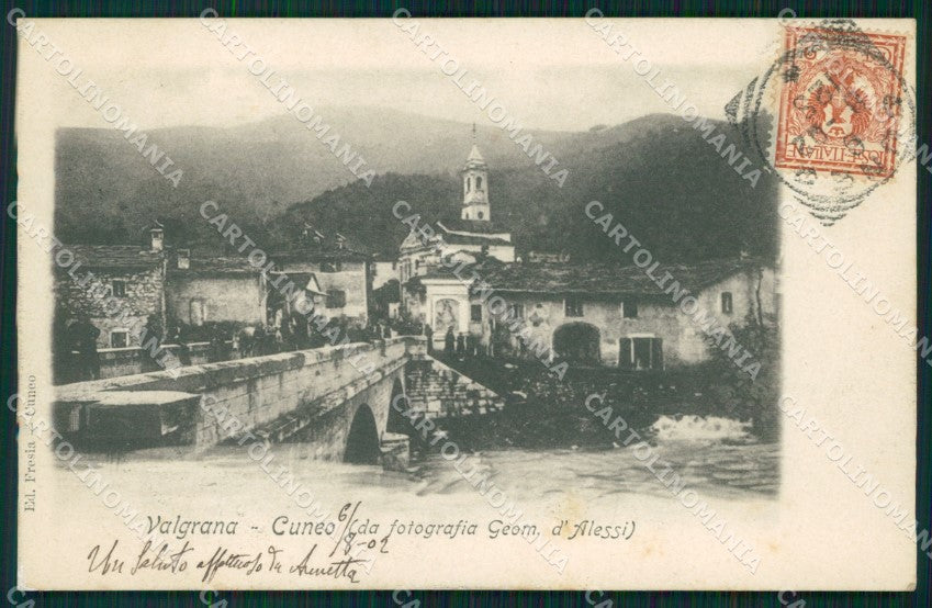 Cuneo Valgrana cartolina MT6190 – fronte