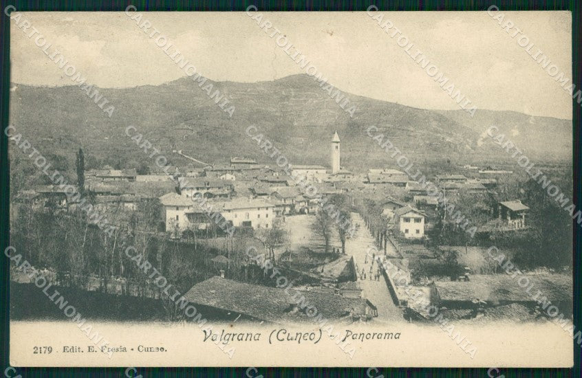 Cuneo Valgrana Panorama cartolina MT6191 – fronte