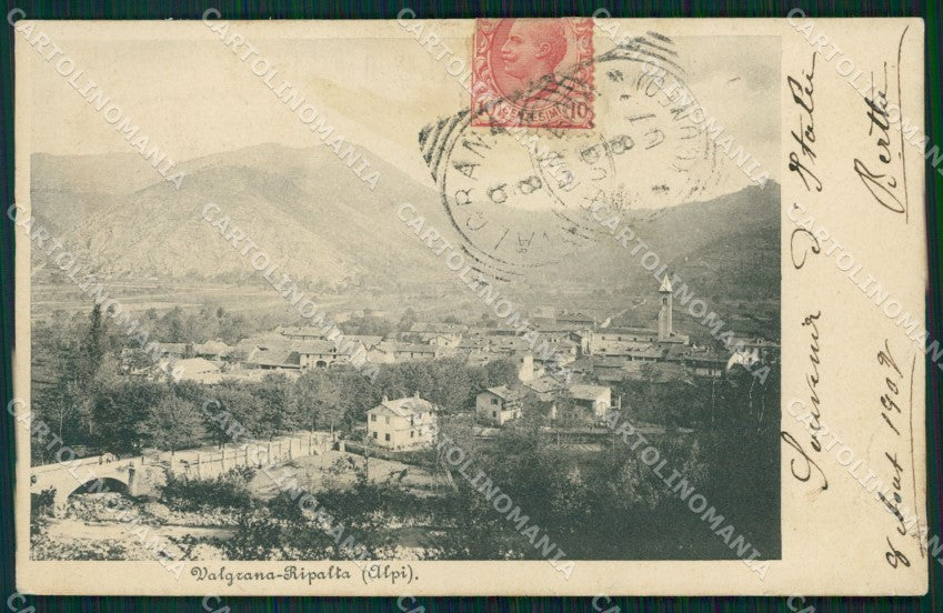 Cuneo Valgrana cartolina MT6195 – fronte