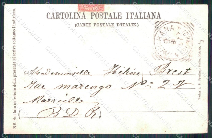 Cuneo Valgrana cartolina MT6195 – retro