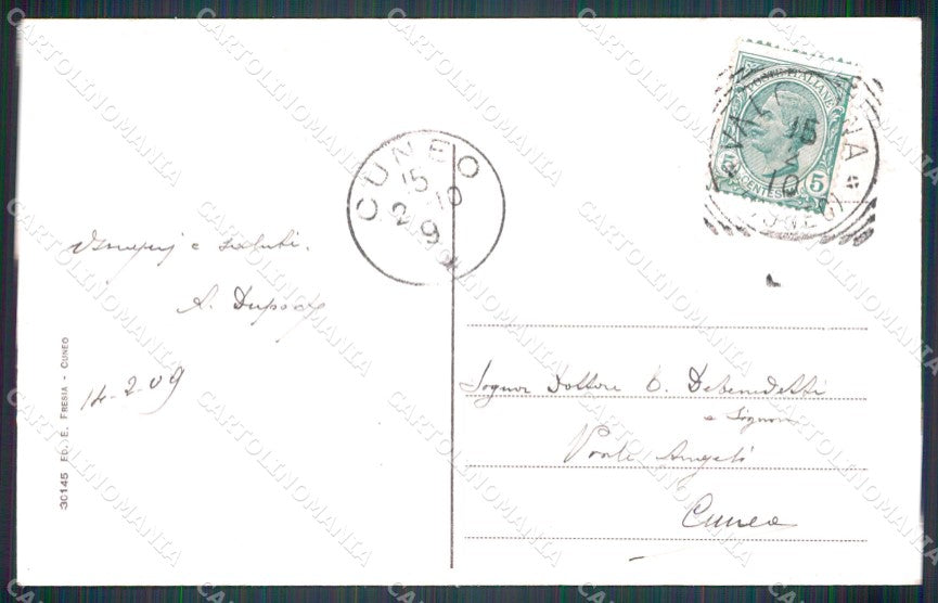 Cuneo Valgrana cartolina MT6196 – retro