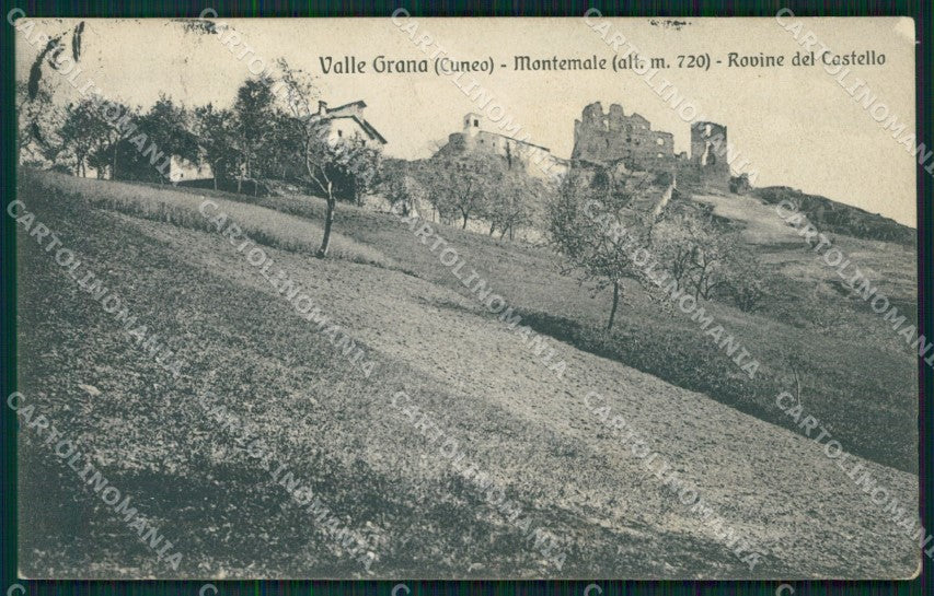 Cuneo Valgrana Montemale ABRASA cartolina MT6198 – fronte