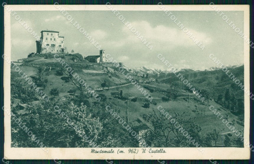 Cuneo Valgrana Montemale Castello cartolina MT6204 – fronte