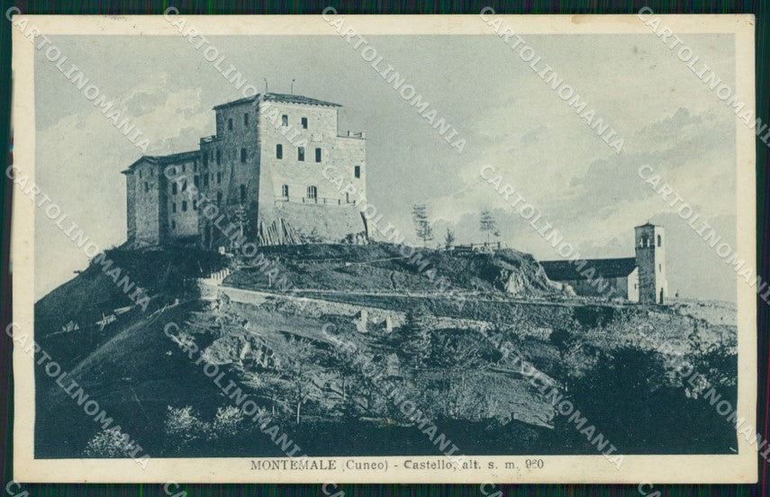 Cuneo Valgrana Montemale Castello cartolina MT6205 – fronte