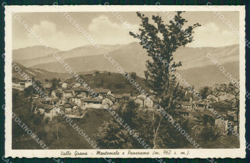 Cuneo Valgrana Montemale Panorama cartolina MT6209 – fronte