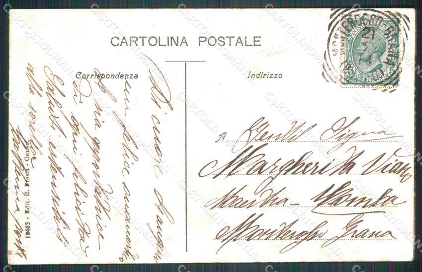 Cuneo Valle Grana Monterosso Rovine del Castello cartolina MT6217 – retro