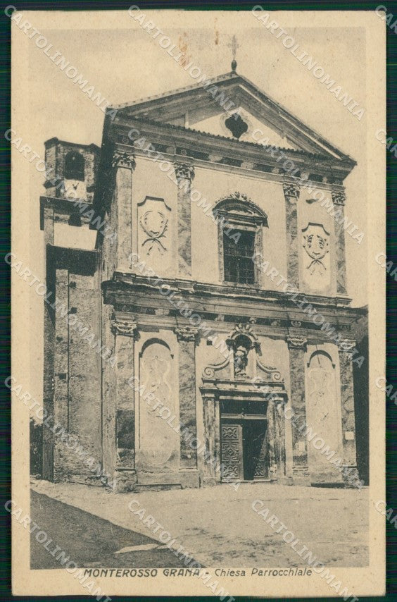 Cuneo Valle Grana Monterosso Chiesa Parrocchiale cartolina MT6219 – fronte