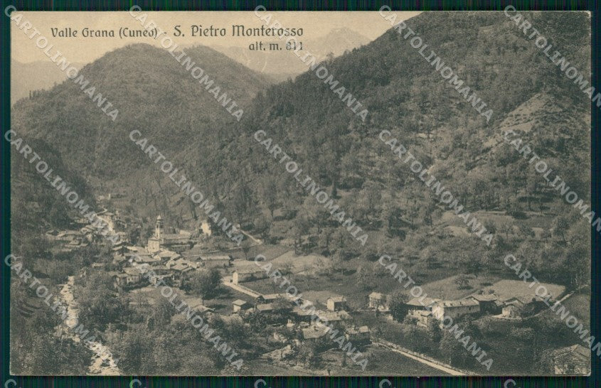 Cuneo Valle Grana Monterosso San Pietro cartolina MT6225 – fronte