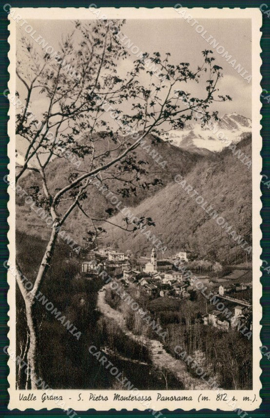 Cuneo Valle Grana Monterosso San Pietro cartolina MT6226 – fronte