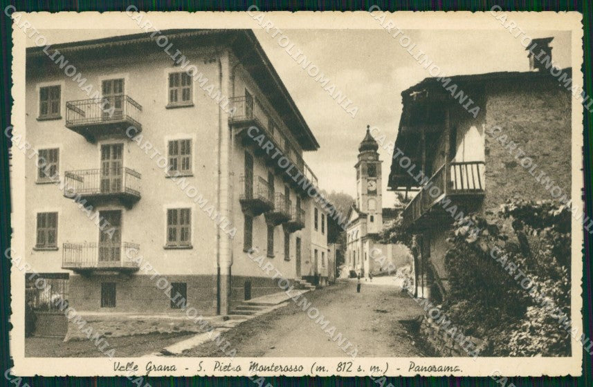 Cuneo Valle Grana Monterosso San Pietro cartolina MT6229 – fronte
