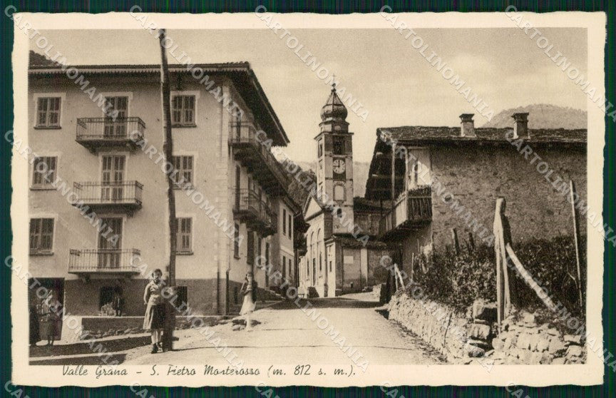 Cuneo Valle Grana Monterosso San Pietro cartolina MT6230 – fronte