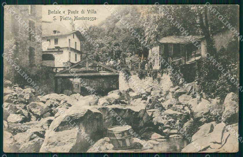 Cuneo Valle Grana Monterosso San Pietro Bedale Ponte di Villa cartolina MT6235 – fronte