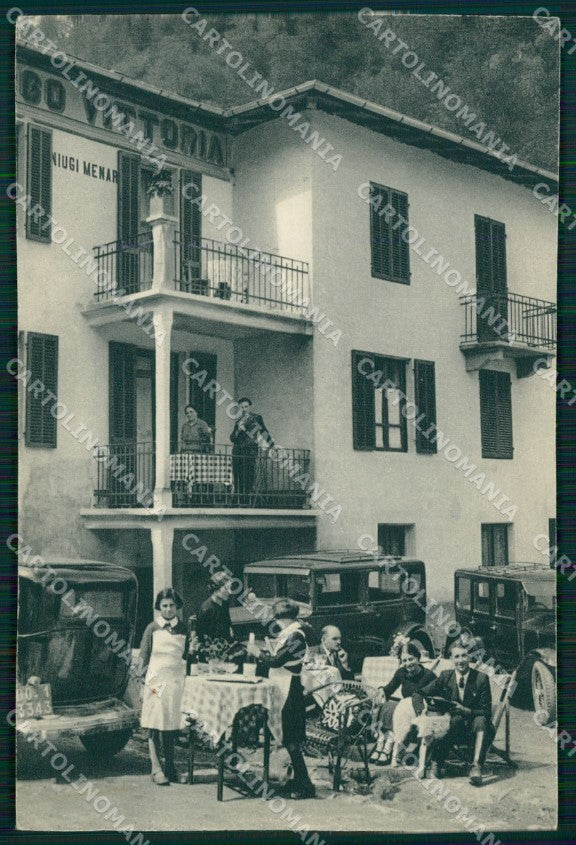 Cuneo Valle Grana Monterosso San Pietro Albergo RIFILATA cartolina MT6244 – fronte