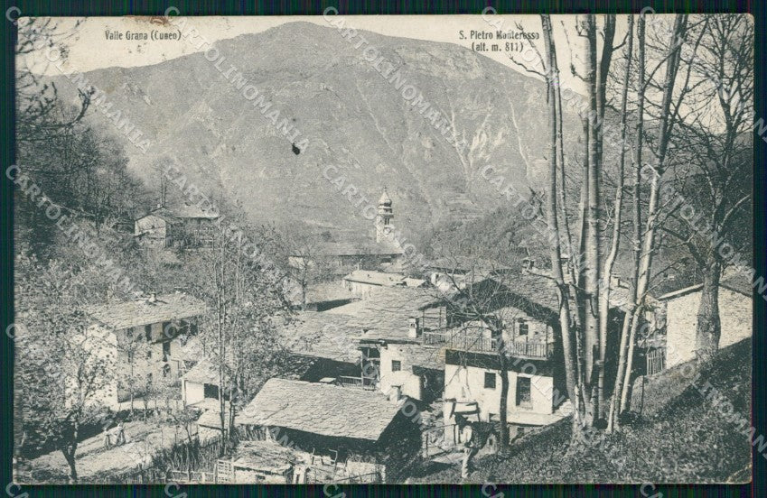 Cuneo Valle Grana Monterosso San Pietro cartolina MT6248 – fronte