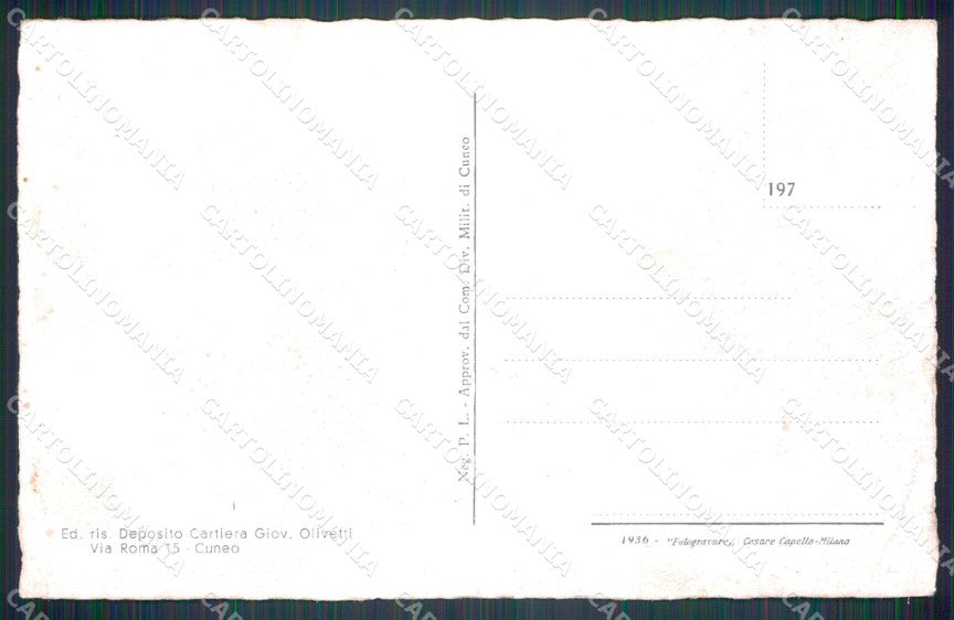 Cuneo Valle Grana Monterosso San Pietro Saretto PIEGHINA cartolina MT6252 – retro