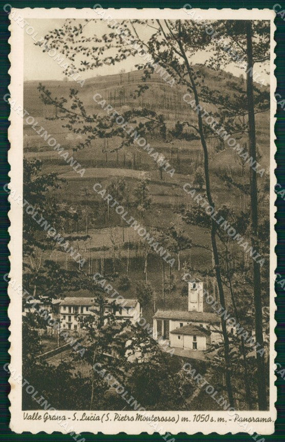 Cuneo Valle Grana Monterosso Santuario Santa Lucia cartolina MT6261 – fronte