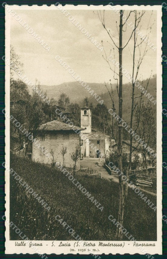 Cuneo Valle Grana Monterosso San Pietro Santa Lucia cartolina MT6263 – fronte