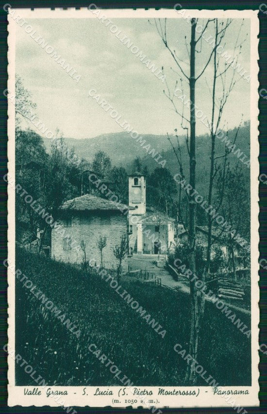 Cuneo Valle Grana Monterosso San Pietro Santa Lucia cartolina MT6264 – fronte