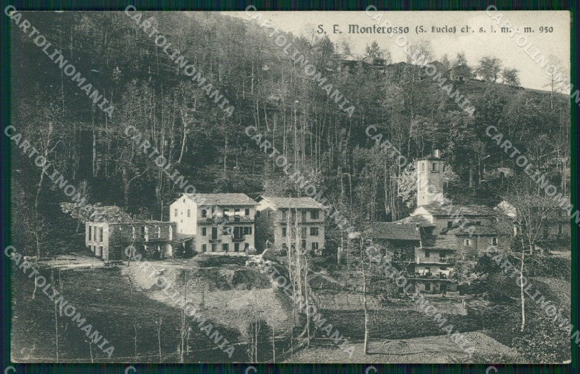 Cuneo Valle Grana Monterosso San Pietro Santa Lucia cartolina MT6266 – fronte
