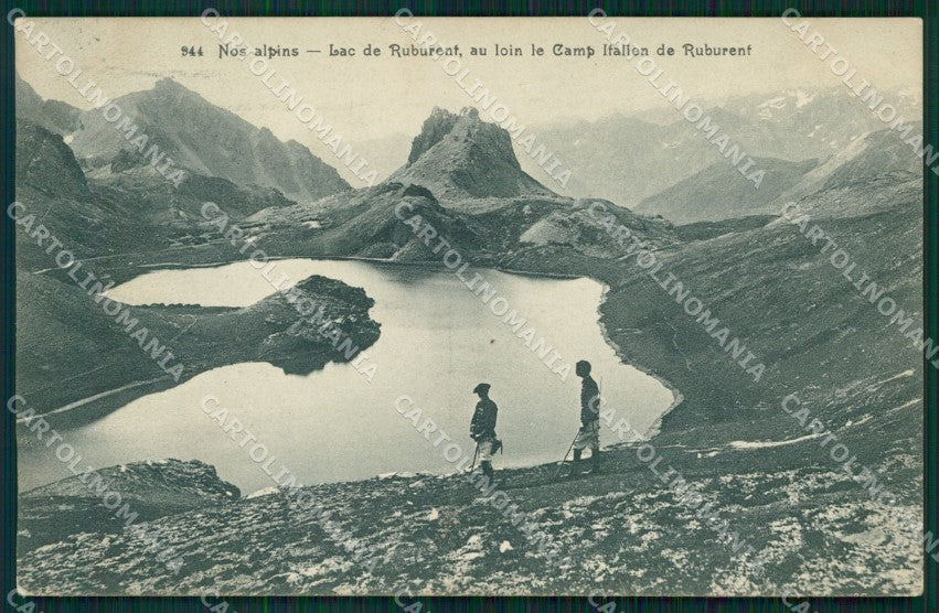 Cuneo Argentera Lago di Roburent cartolina MT6269 – fronte
