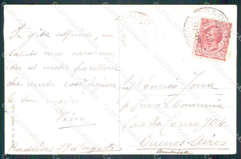 Cuneo Castelmagno Valle Grana Campomolino cartolina MT6270 – retro