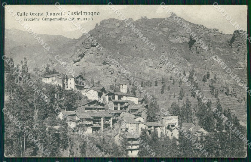 Cuneo Castelmagno Valle Grana Campomolino cartolina MT6271 – fronte