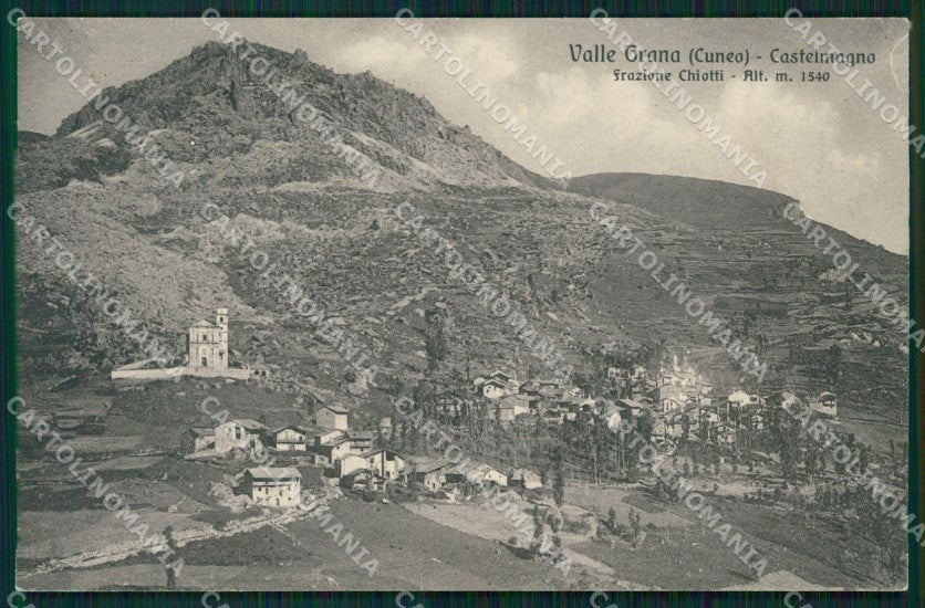 Cuneo Castelmagno Valle Grana Campomolino cartolina MT6273 – fronte