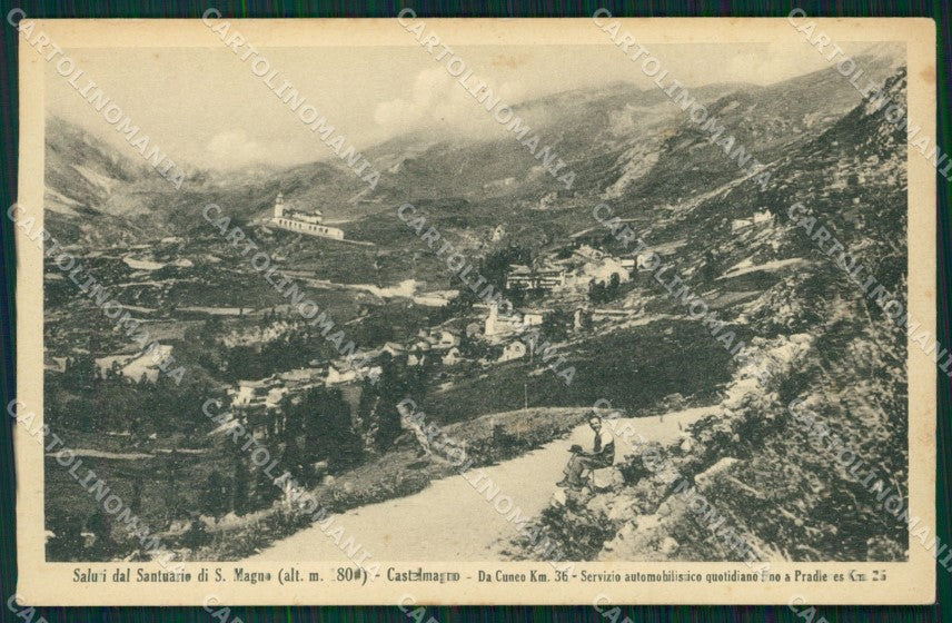 Cuneo Castelmagno Valle Grana Santuario San Magno cartolina MT6277 – fronte