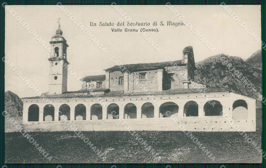 Cuneo Castelmagno Valle Grana Santuario San Magno cartolina MT6280 – fronte