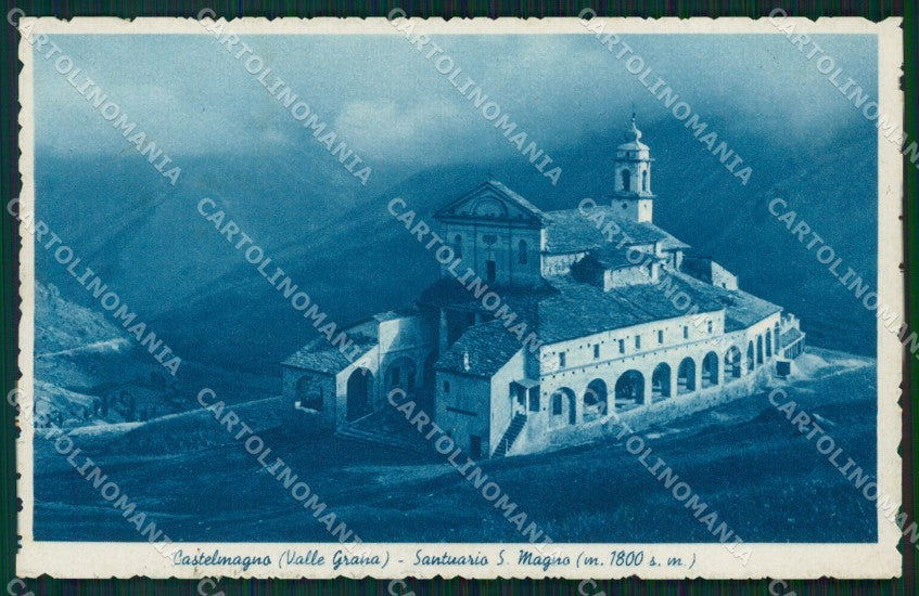 Cuneo Castelmagno Valle Grana Santuario San Magno cartolina MT6286 – fronte
