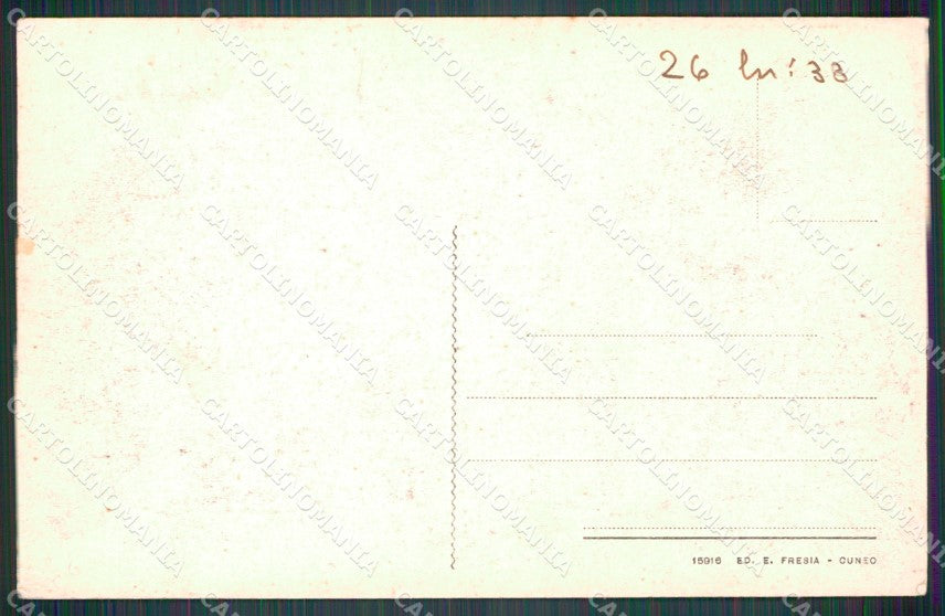 Cuneo Castelmagno Valle Grana Santuario San Magno cartolina MT6290 – retro