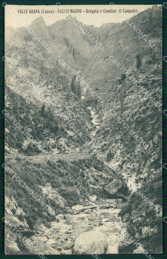 Cuneo Castelmagno Valle Grana Campofei cartolina MT6292 – fronte