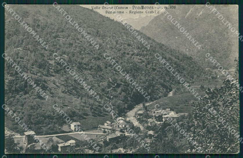 Cuneo Pradleves Regione Castello cartolina MT6298 – fronte