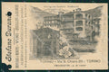 Cuneo Pradleves Albergo del Castello FORI PIEGA biglietto MT6305 – fronte