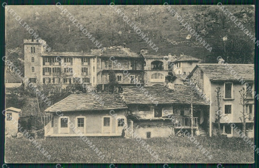 Cuneo Pradleves Grande Albergo del Castello cartolina MT6313 – fronte