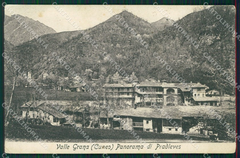 Cuneo Pradleves Panorama cartolina MT6319 – fronte