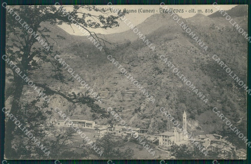 Cuneo Pradleves Panorama cartolina MT6324 – fronte