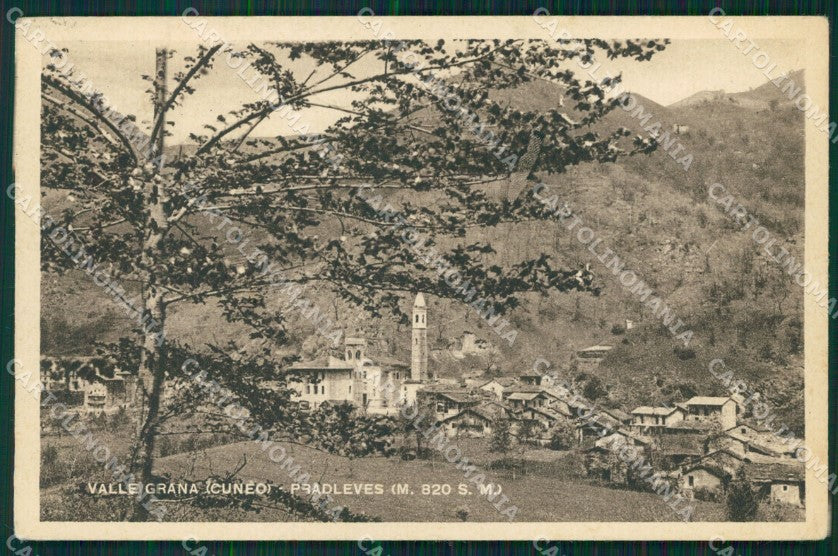 Cuneo Pradleves Panorama cartolina MT6325 – fronte