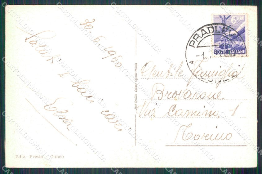 Cuneo Pradleves Panorama cartolina MT6325 – retro