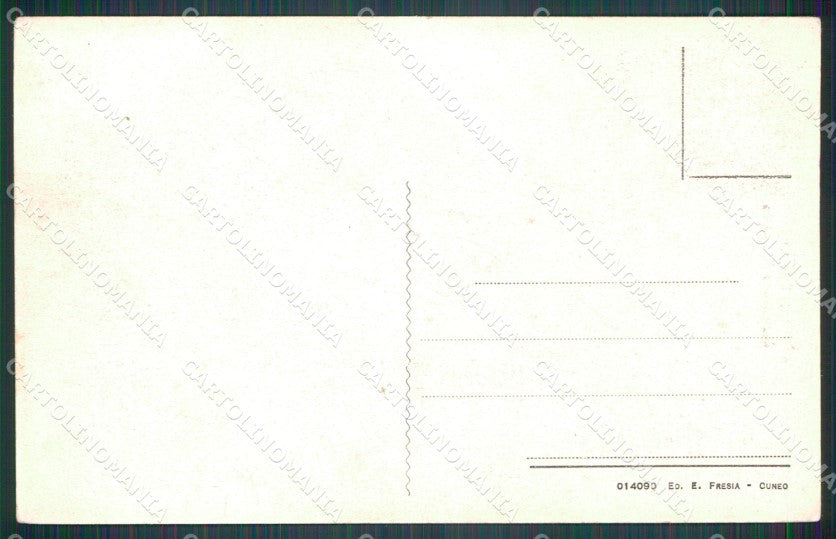 Cuneo Pradleves Municipio Parrocchia cartolina MT6329 – retro