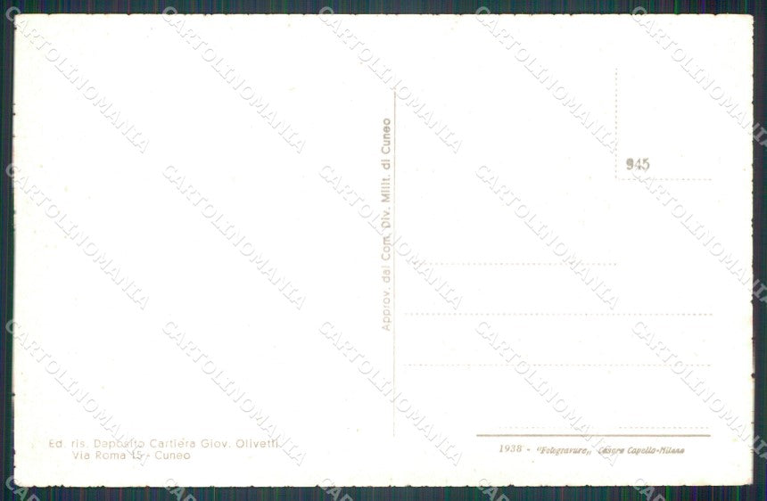 Cuneo Pradleves Interno Chiesa Parrocchiale cartolina MT6331 – retro