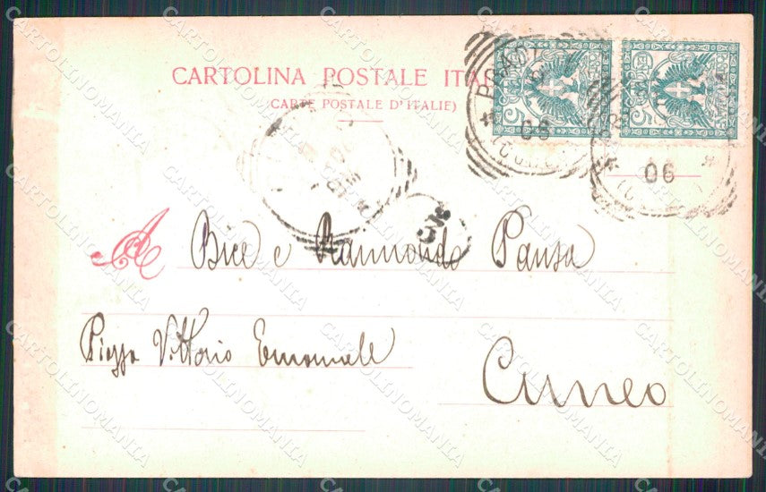 Cuneo Pradleves Torre Municipale cartolina MT6333 – retro