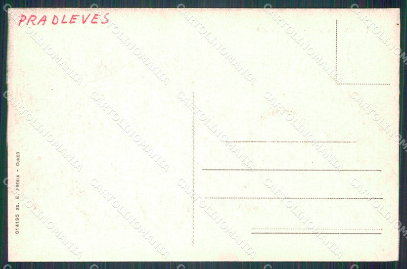 Cuneo Pradleves Via Maestra cartolina MT6334 – retro