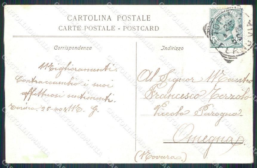 Cuneo Pradleves Via Maestra cartolina MT6336 – retro