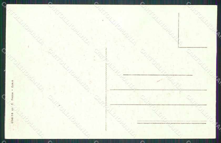 Cuneo Pradleves Via Maestra cartolina MT6337 – retro
