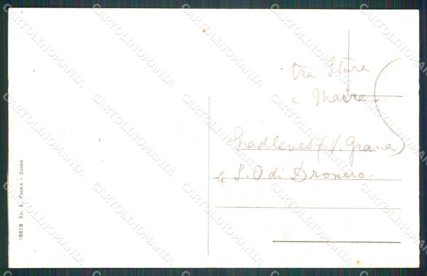 Cuneo Pradleves Ponte delle Fucine cartolina MT6347 – retro