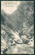 Cuneo Castelmagno Valle Grana Cascata cartolina MT6354 – fronte